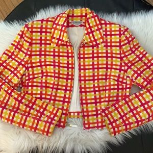 Georgiou Studio multi color cropped jacket